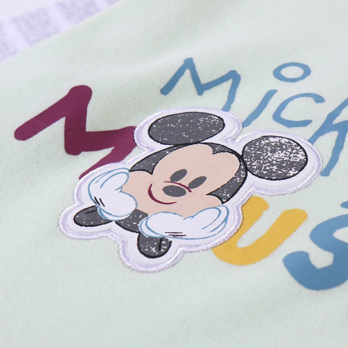 pyžamo Detské Mickey Mouse Ružová zelená Sivá